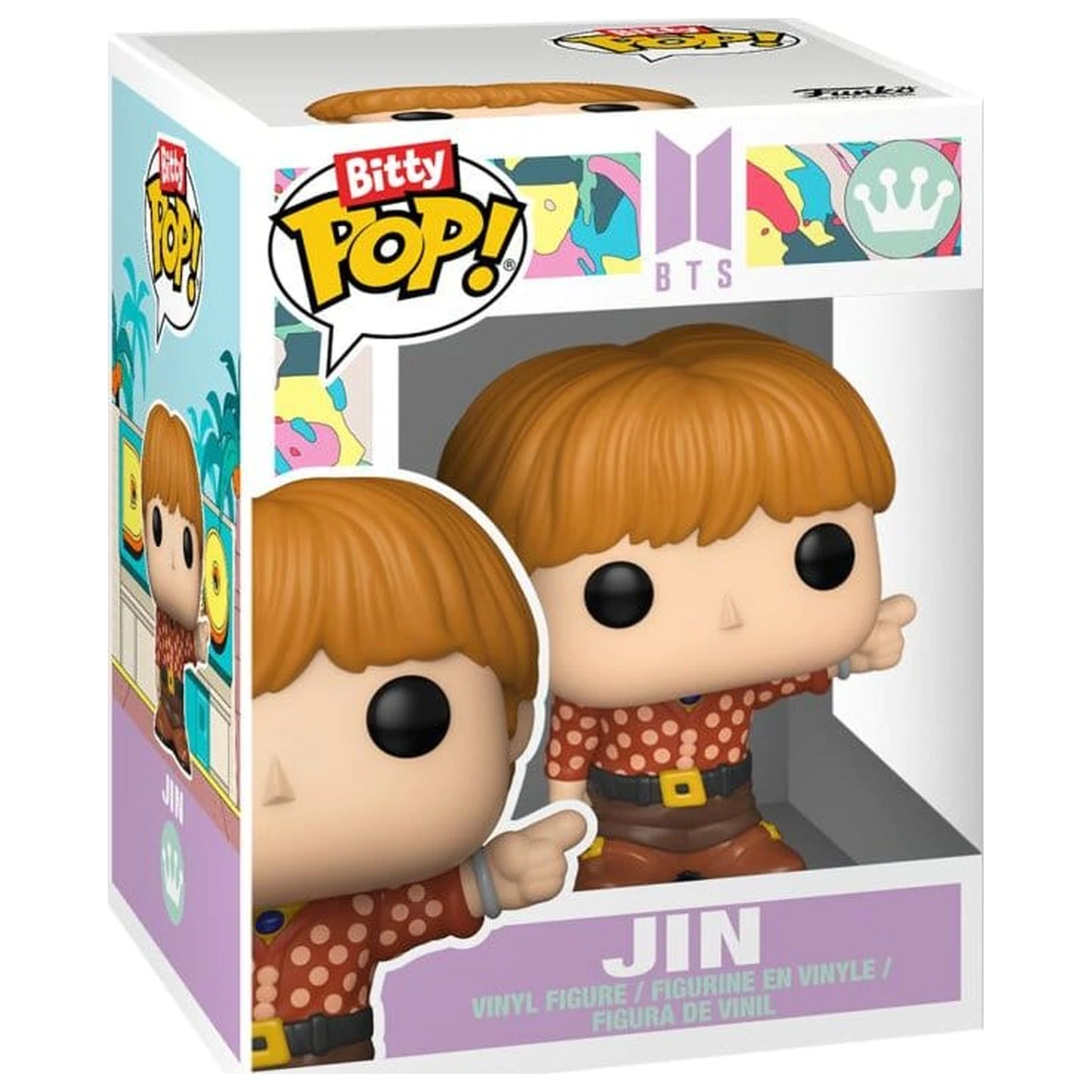 BTS Bitty Funko POP! Stages Figurina de Vinil Jin (Dynamite) 2,5 cm poza produsului
