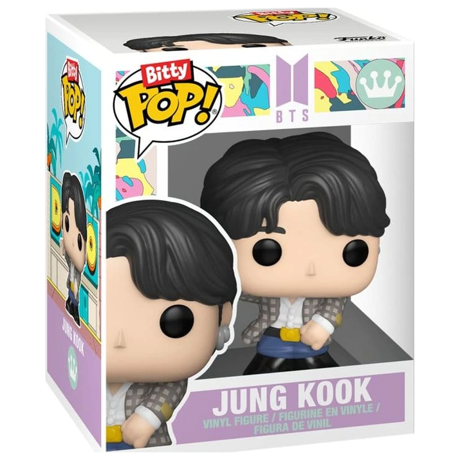 BTS Bitty Funko POP! Stages Figurina de vinil Jung Kook (Dynamite) 2,5 cm poza produsului