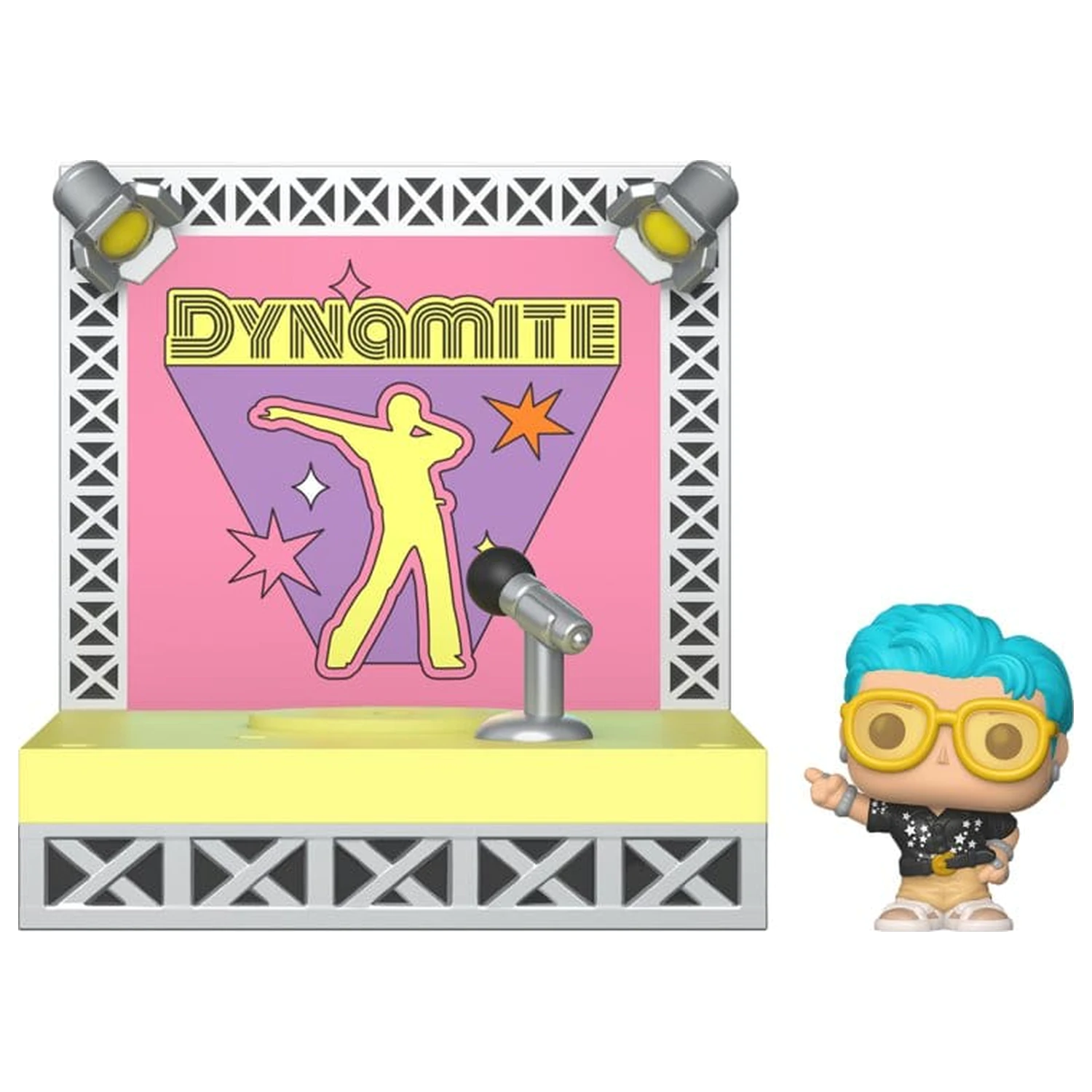 BTS Bitty Funko POP! Stages Figurina de Vinil RM (Dynamite) 2,5 cm poza produsului