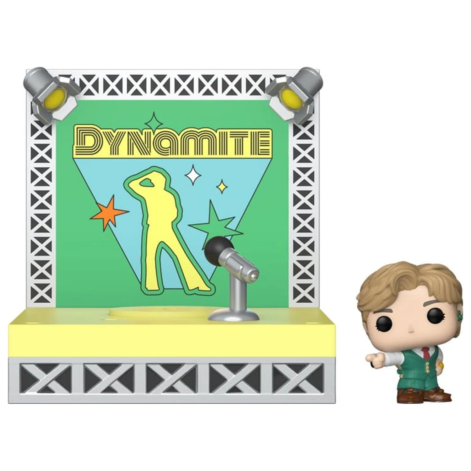 BTS Bitty Funko POP! Stages Figurina de vinil V (Dynamite) 2,5 cm poza produsului