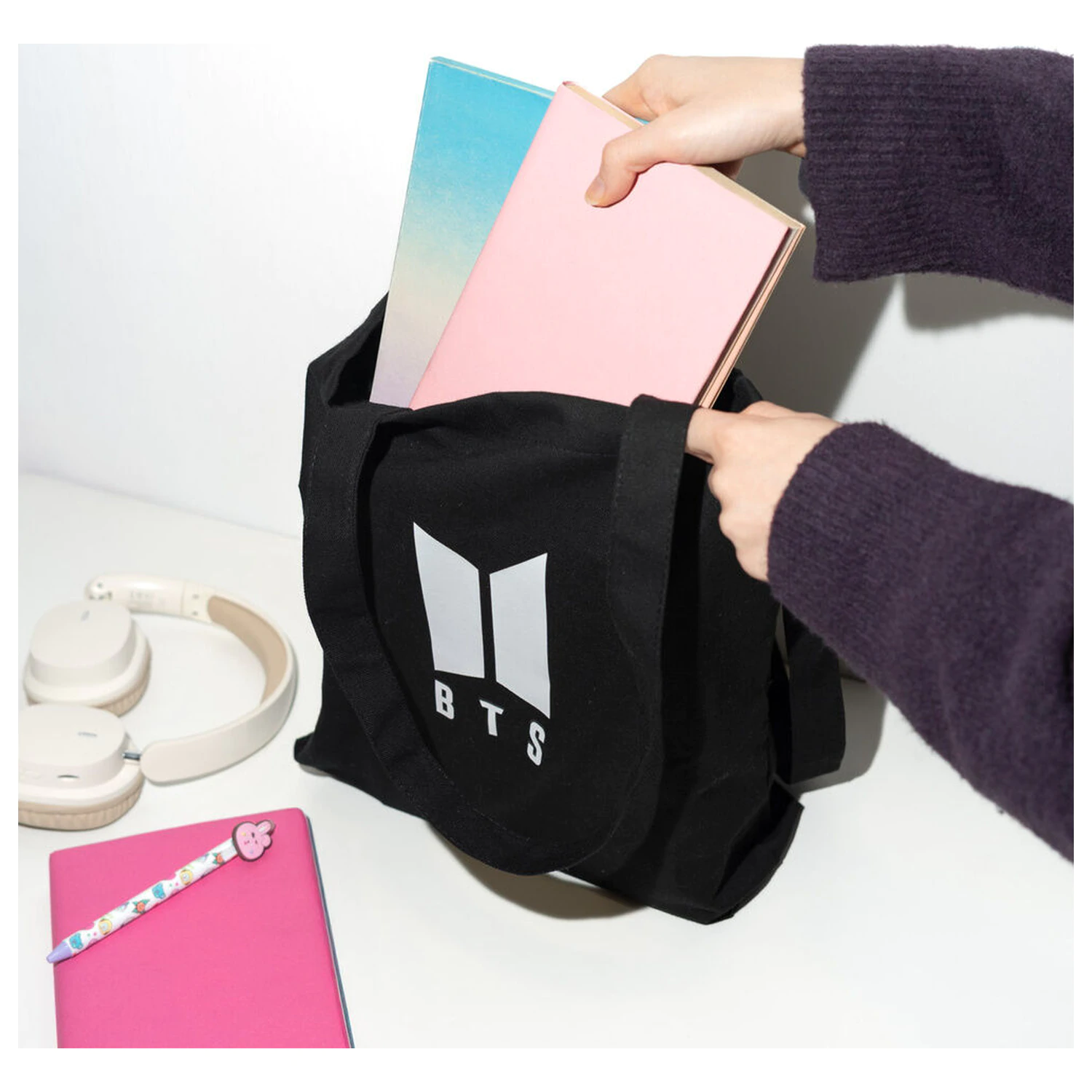 BTS geanta cu logo poza produsului