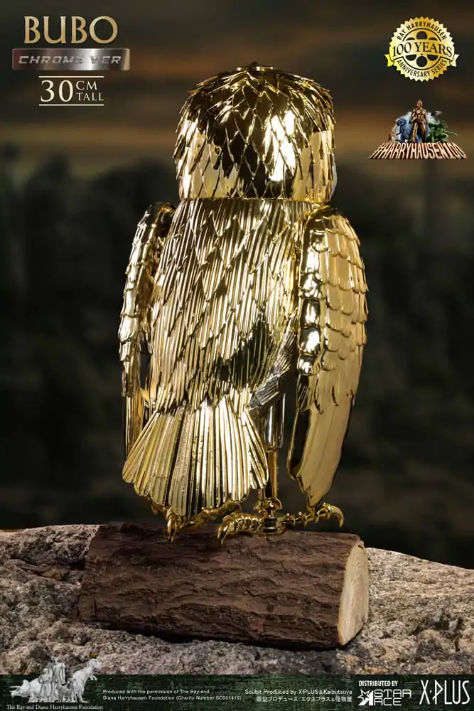 Bubo statuie din vinil moale Bufniță Mecanică Ray Harryhausen's Bubo Chrome Ver. 30 cm poza produsului