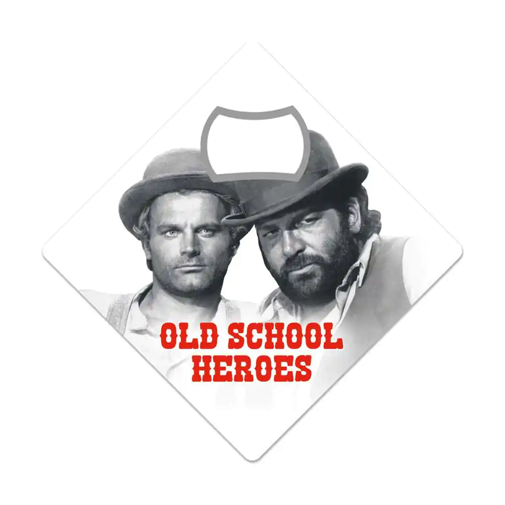 Bud Spencer & Terence Hill Deschizător de sticle Magnet de frigider Old School Heroes poza produsului