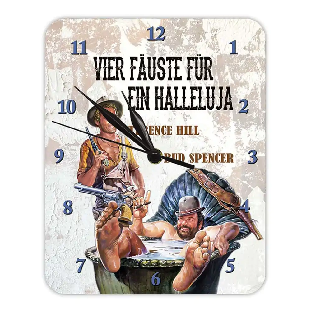 Bud Spencer & Terence Hill Ceas de perete Vier Fäuste für ein Halleluja poza produsului