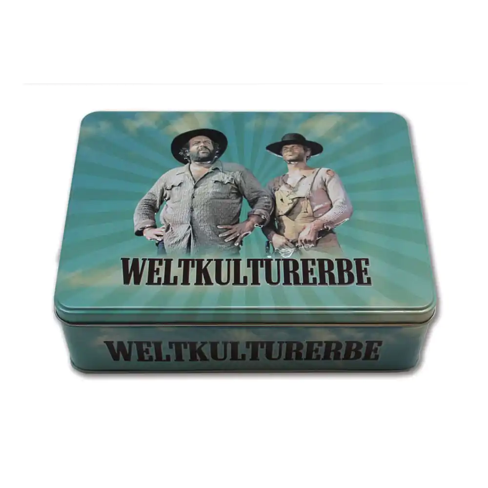 Bud Spencer & Terence Hill Tin box Cutie metalică Weltkultuerbe poza produsului