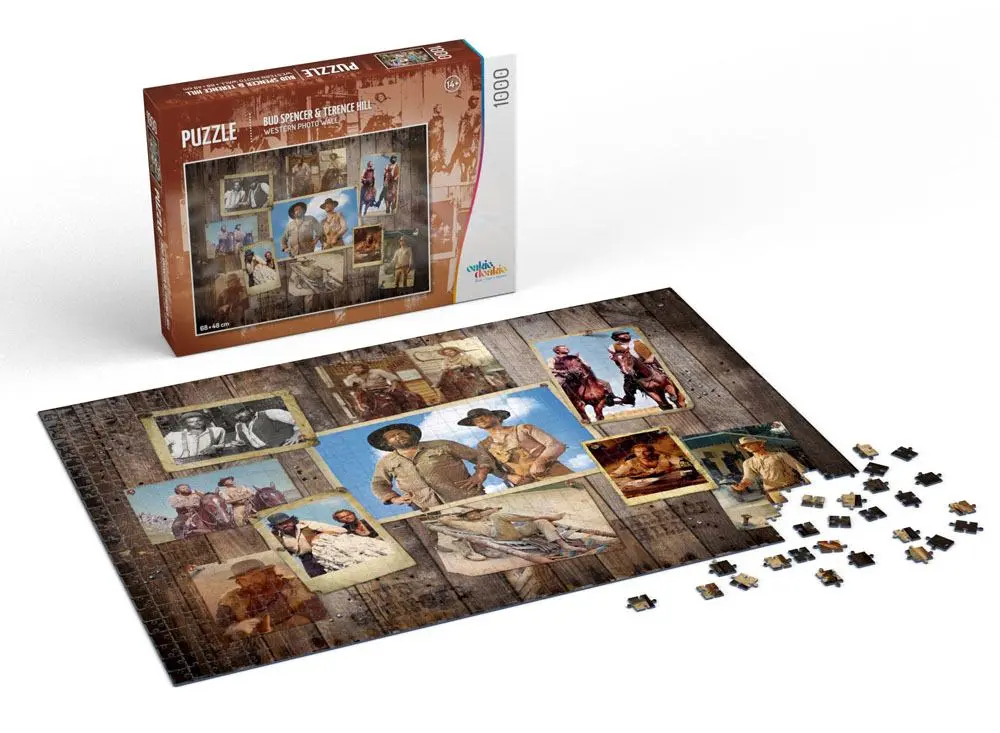 Bud Spencer & Terence Hill Jigsaw Puzzle Fotografie Western pentru perete (1000 piese) poza produsului