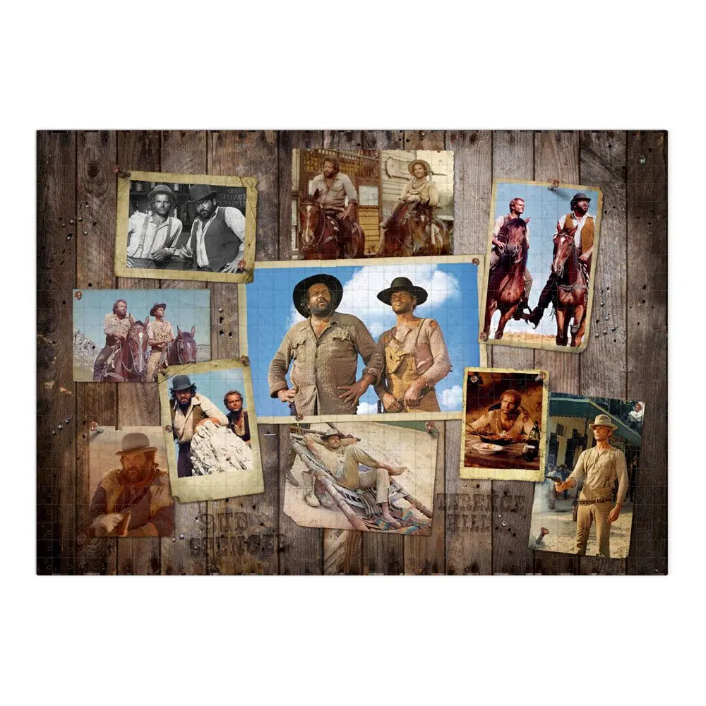 Bud Spencer & Terence Hill Jigsaw Puzzle Fotografie Western pentru perete (1000 piese) poza produsului