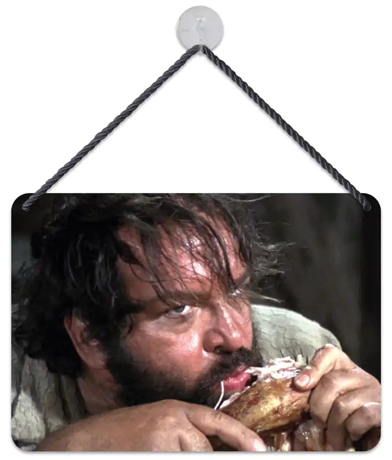 Tablă metalică Bud Spencer Bud 16,5 x 11,5 cm poza produsului