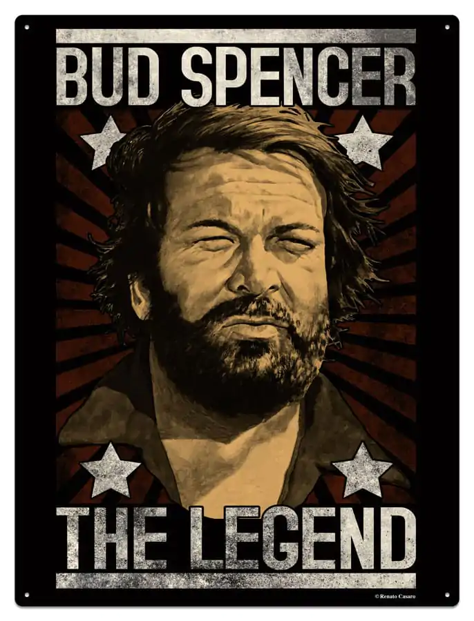 Bud Spencer Tablă Metalică The Legend 20 x 30 cm poza produsului