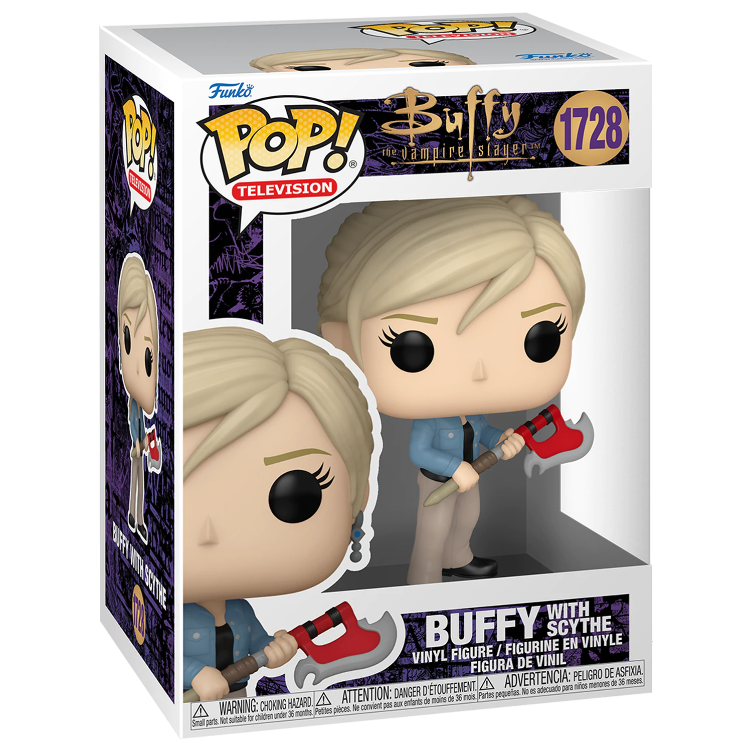 Buffy the Vampire Slayer Funko POP! TV figurina de vinil Buffy cu coasa 9 cm poza produsului
