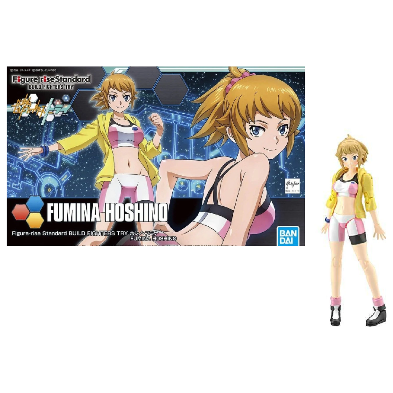 BUILD FIGHTERS Figure-rise Fumina Hoshino Model Kit poza produsului