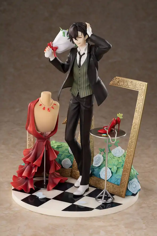 Statuie PVC Bungo Stray Dogs 1/8 Dazai Osamu Dress Up Ver. Ediție Deluxe 26 cm poza produsului