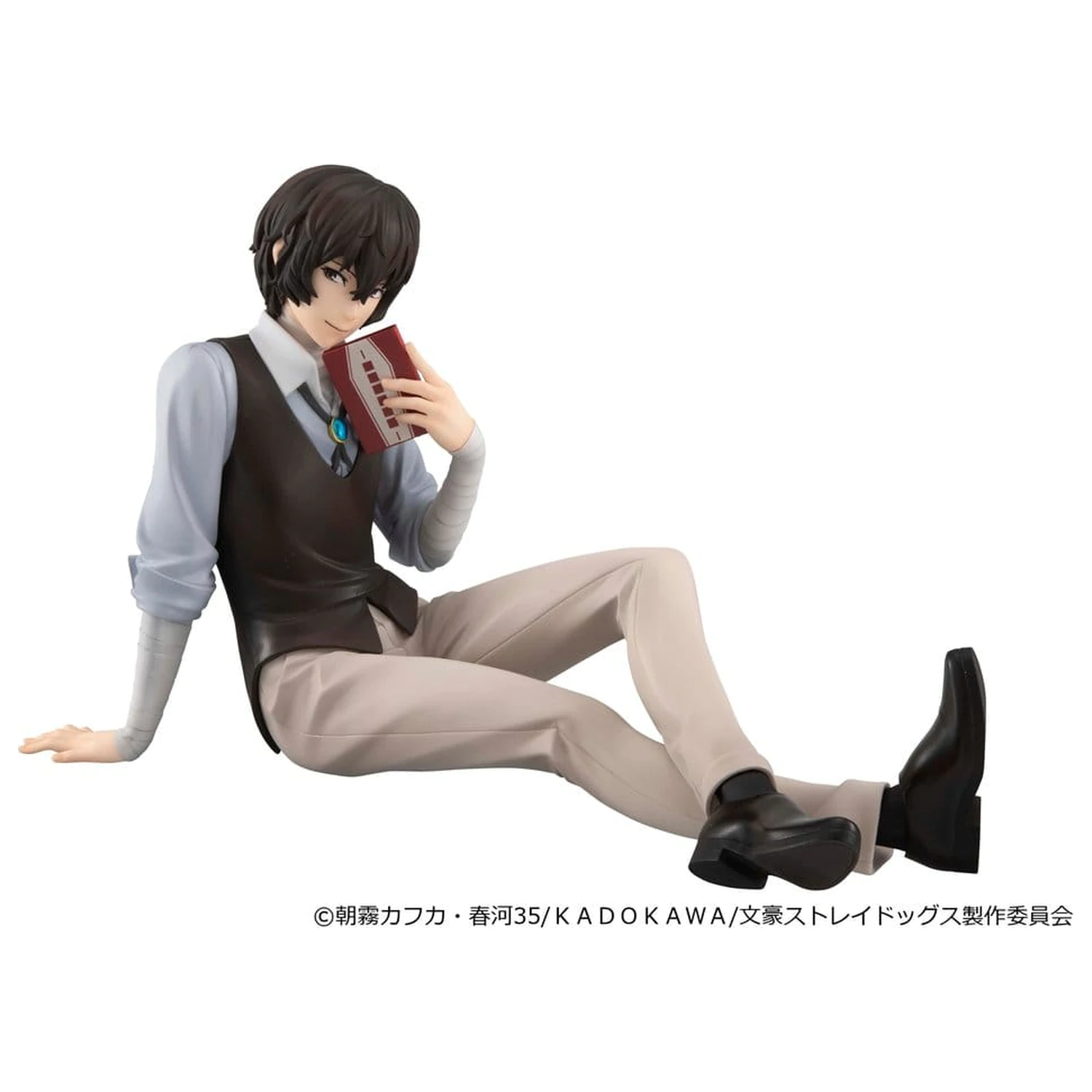 Bungo Stray Dogs G.E.M. Series figurină PVC Dazai san Palm Size poza produsului