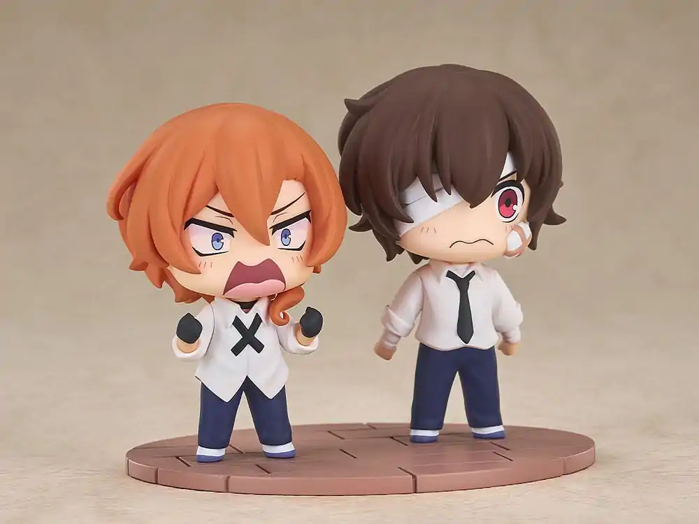 Bungo Stray Dogs Wan! Figurine Chibi Osamu Dazai & Chuya Nakahara: Fourteen-Year-Old Ver. 8 cm poza produsului