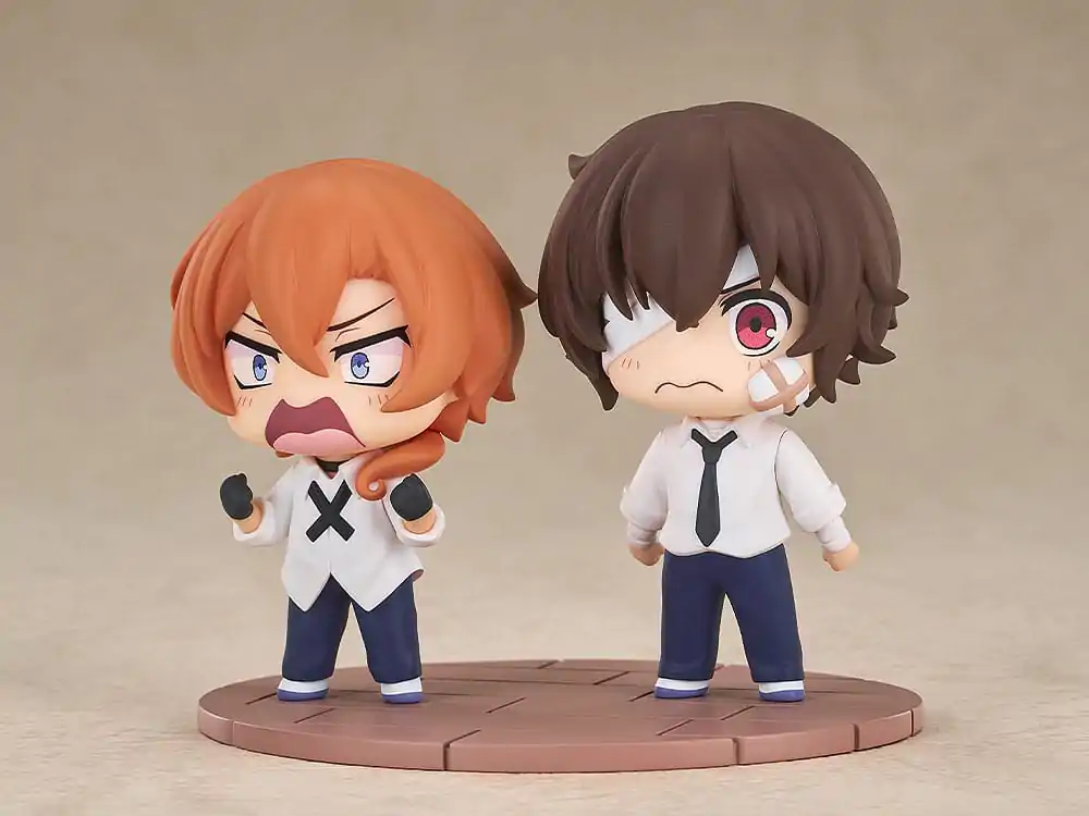 Bungo Stray Dogs Wan! Figurine Chibi Osamu Dazai & Chuya Nakahara: Fourteen-Year-Old Ver. 8 cm poza produsului