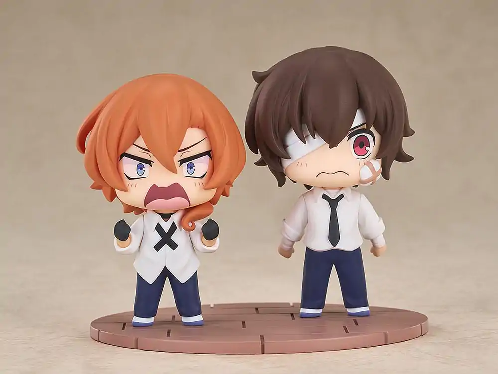 Bungo Stray Dogs Wan! Figurine Chibi Osamu Dazai & Chuya Nakahara: Fourteen-Year-Old Ver. 8 cm poza produsului