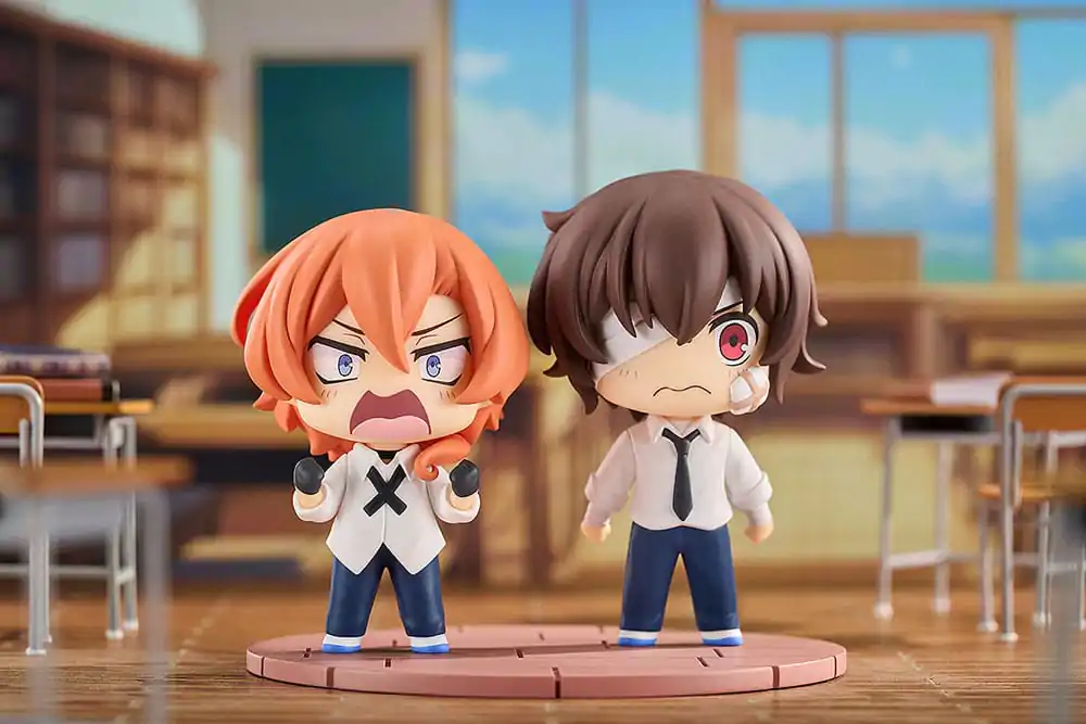 Bungo Stray Dogs Wan! Figurine Chibi Osamu Dazai & Chuya Nakahara: Fourteen-Year-Old Ver. 8 cm poza produsului