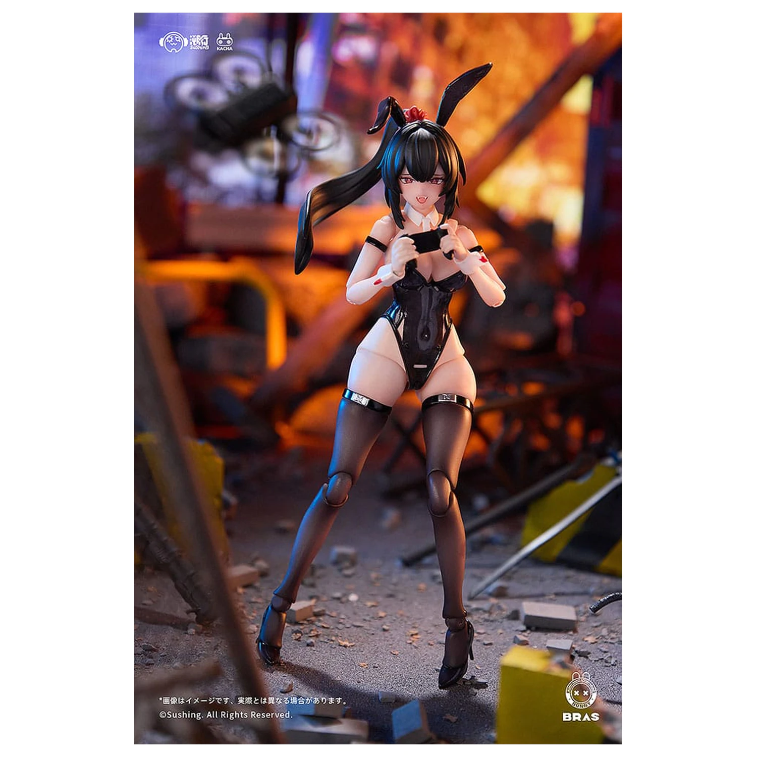 Bunny Rapid Action Squad Figura de acțiune 1/12 Attacker Runa 16 cm poza produsului