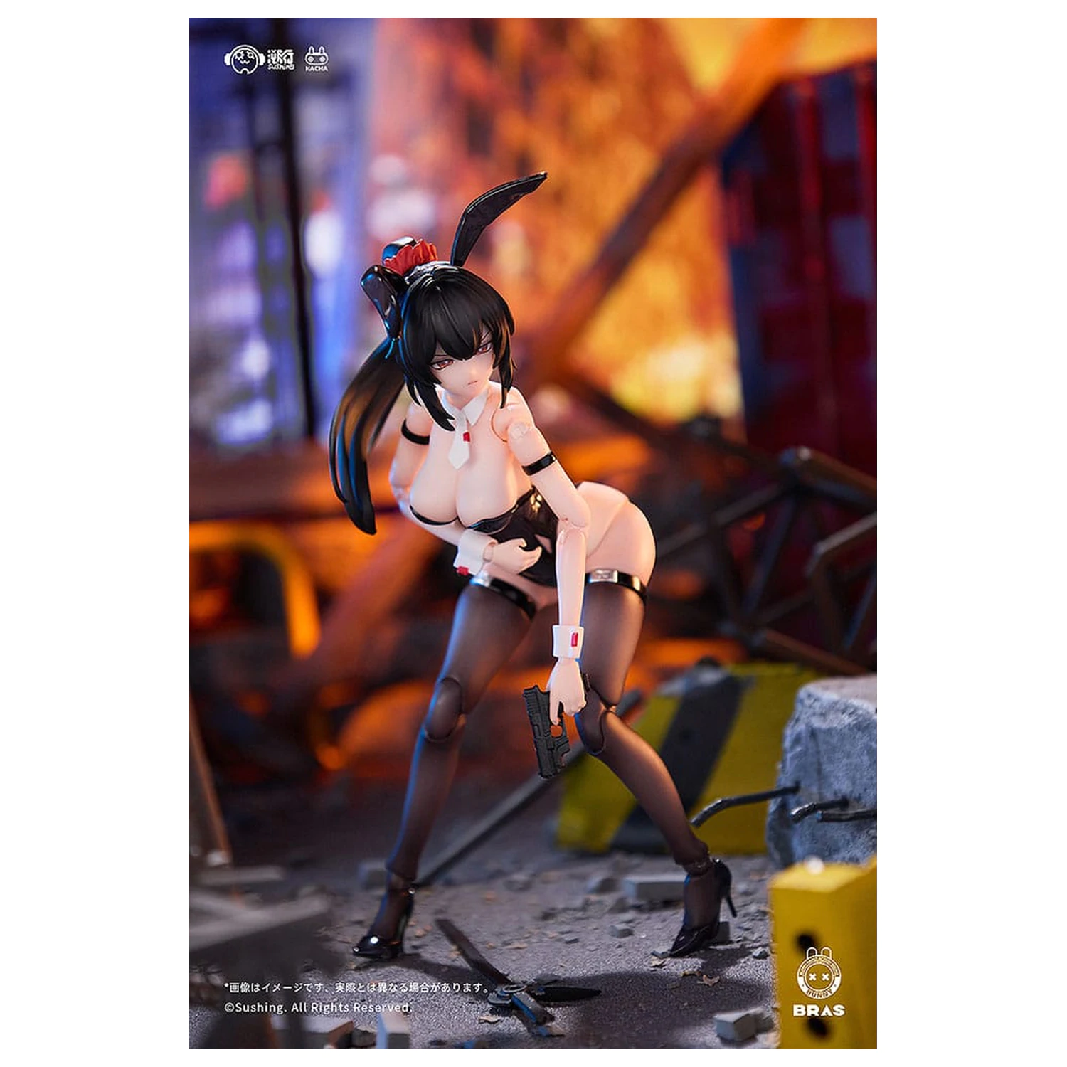 Bunny Rapid Action Squad Figura de acțiune 1/12 Attacker Runa 16 cm poza produsului