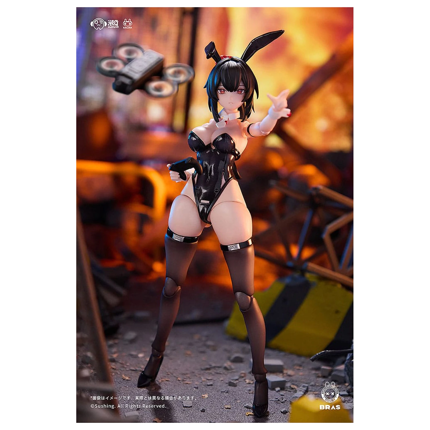 Bunny Rapid Action Squad Figura de acțiune 1/12 Attacker Runa 16 cm poza produsului