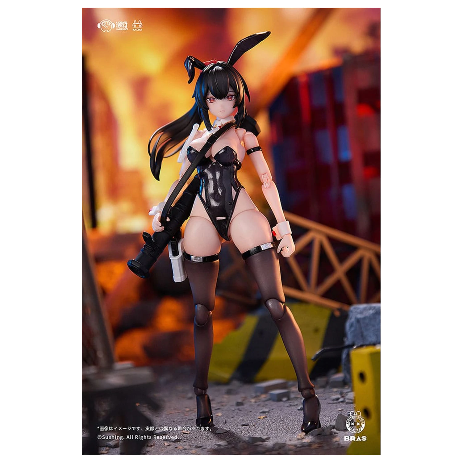 Bunny Rapid Action Squad Figura de acțiune 1/12 Attacker Runa 16 cm poza produsului