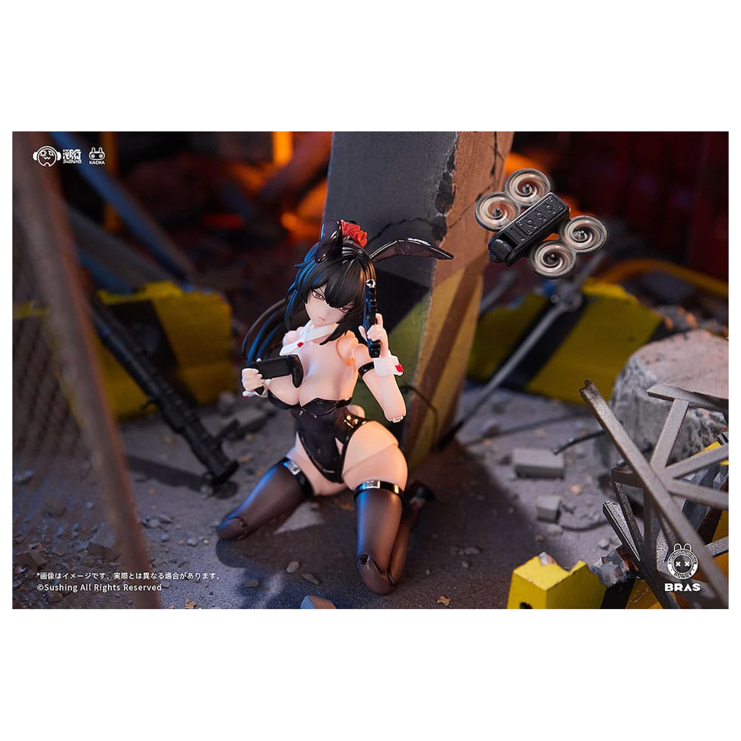 Bunny Rapid Action Squad Figura de acțiune 1/12 Attacker Runa 16 cm poza produsului