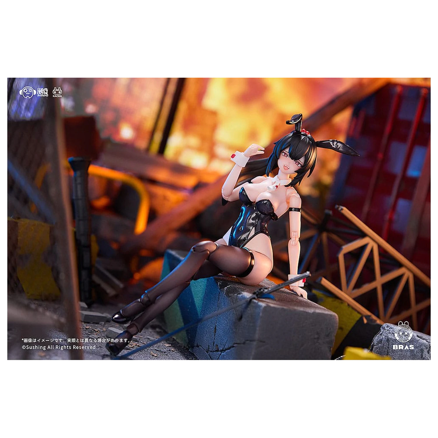Bunny Rapid Action Squad Figura de acțiune 1/12 Attacker Runa 16 cm poza produsului