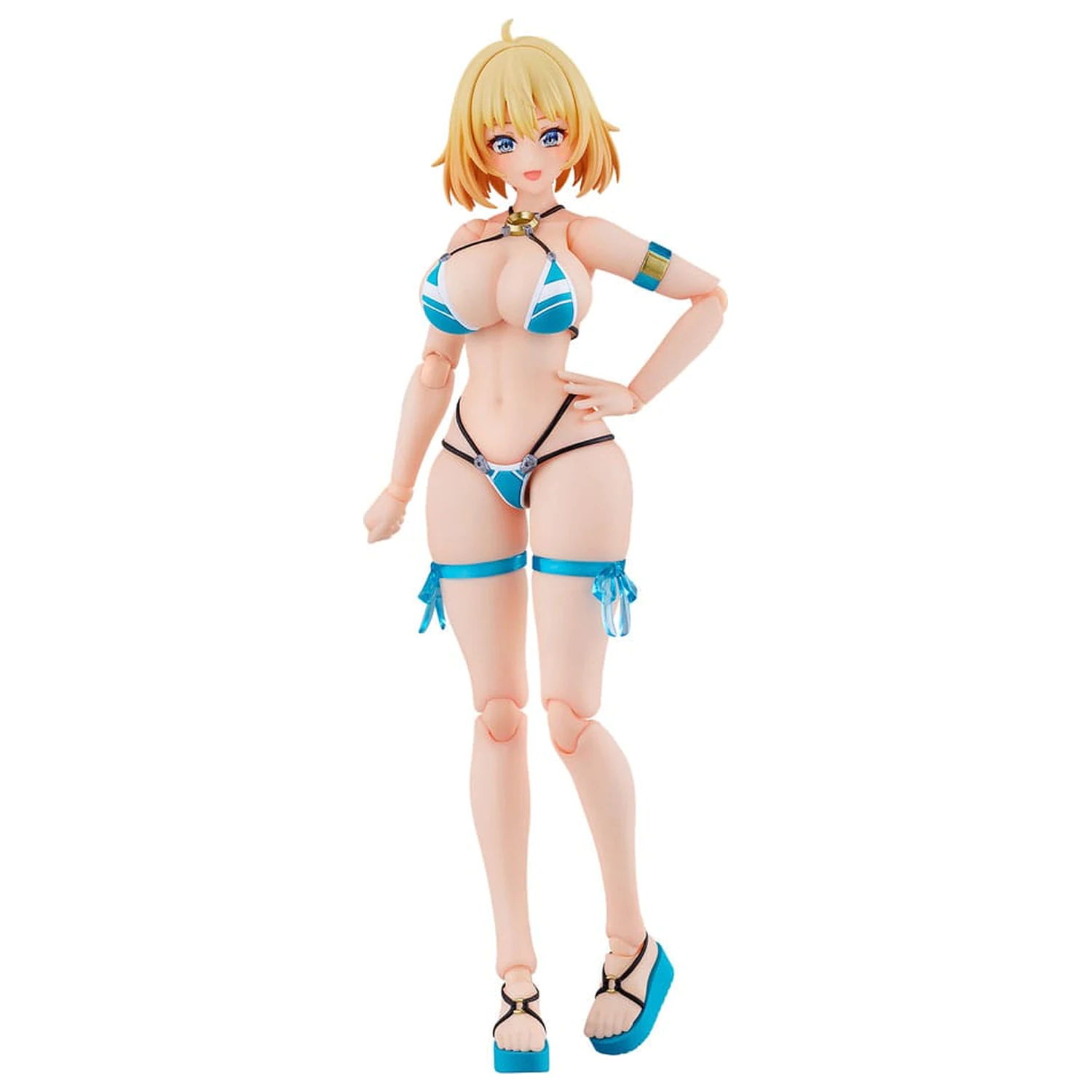 Bunny Suit Planning Figma Figurina de acțiune Sophia F. Shirring: Swimsuit Ver. 15 cm poza produsului