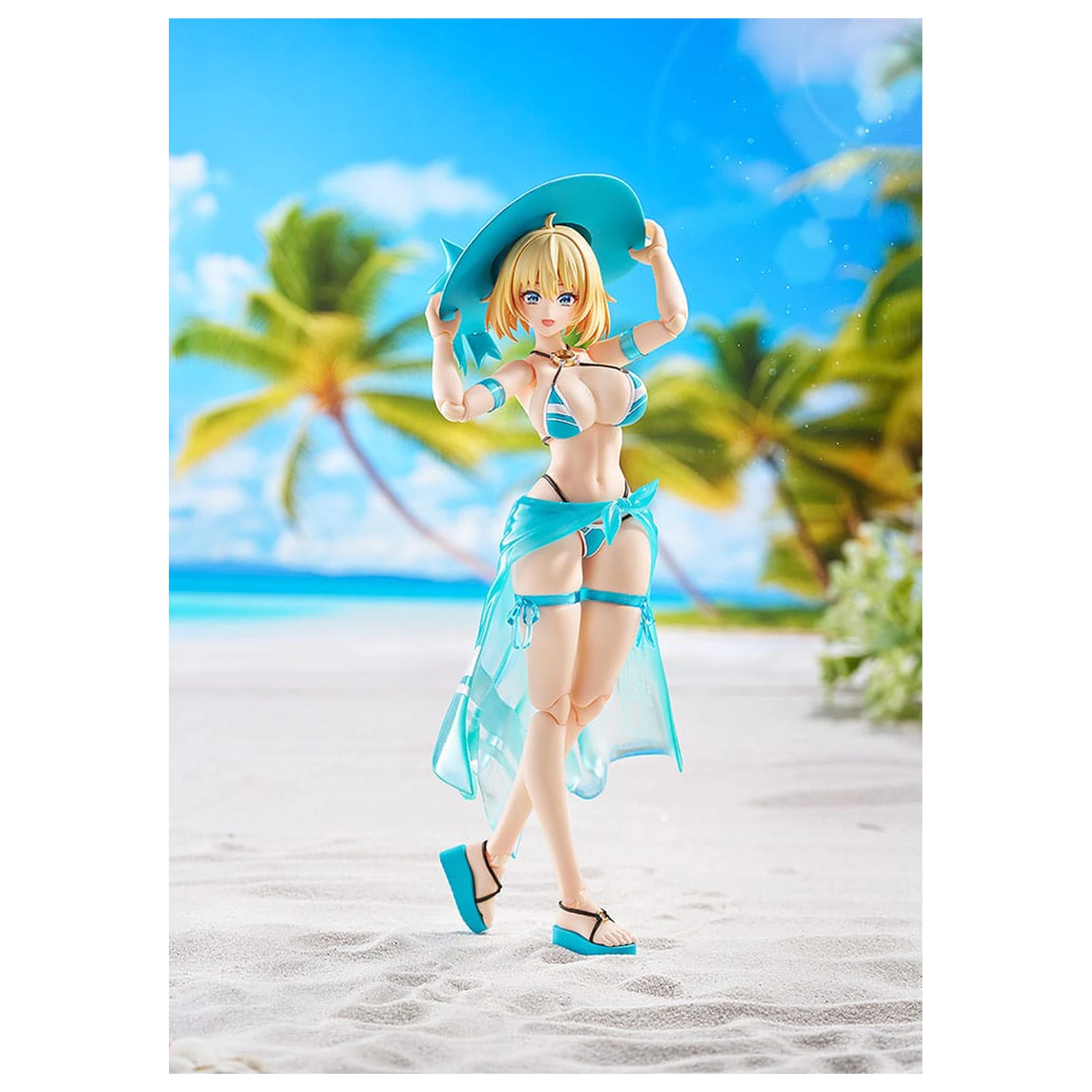 Bunny Suit Planning Figma Figurina de acțiune Sophia F. Shirring: Swimsuit Ver. 15 cm poza produsului