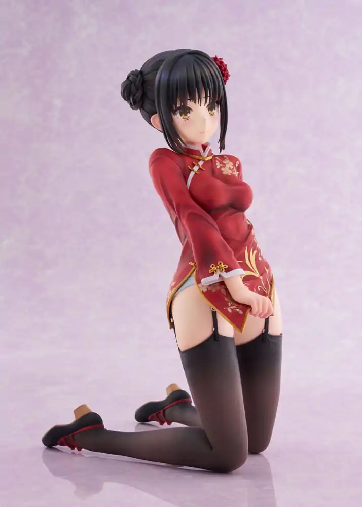 Cafe Stella and the Reaper´s Butterfly Statuie din PVC 1/3.5 Natsume Shiki Chinese Clothes Ver. AmiAmi Ediție Limitată 30 cm poza produsului