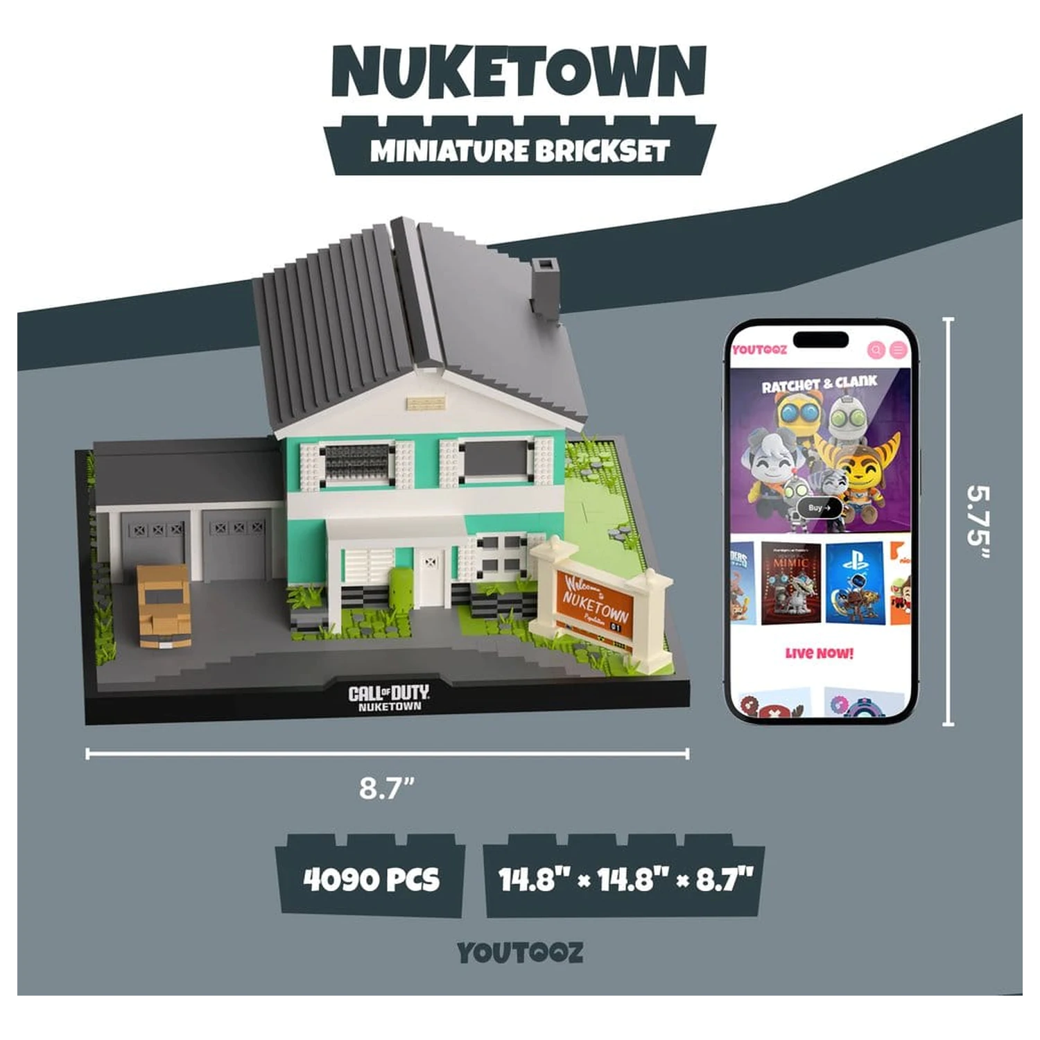 Call of Duty set constructie Nuketown poza produsului
