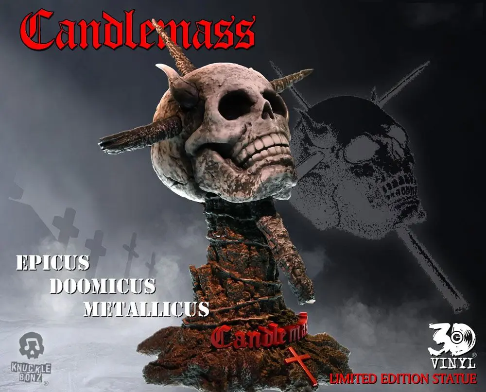 Statuie Vinil 3D Candlemass Epicus Doomicus Metallicus 25 x 25 cm poza produsului