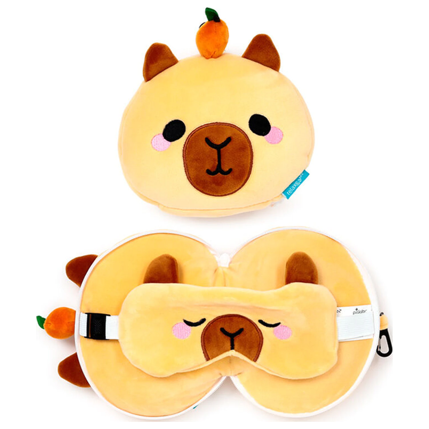 Capibara Duke Relaxeazzz perna de calatorie masca de ochi poza produsului