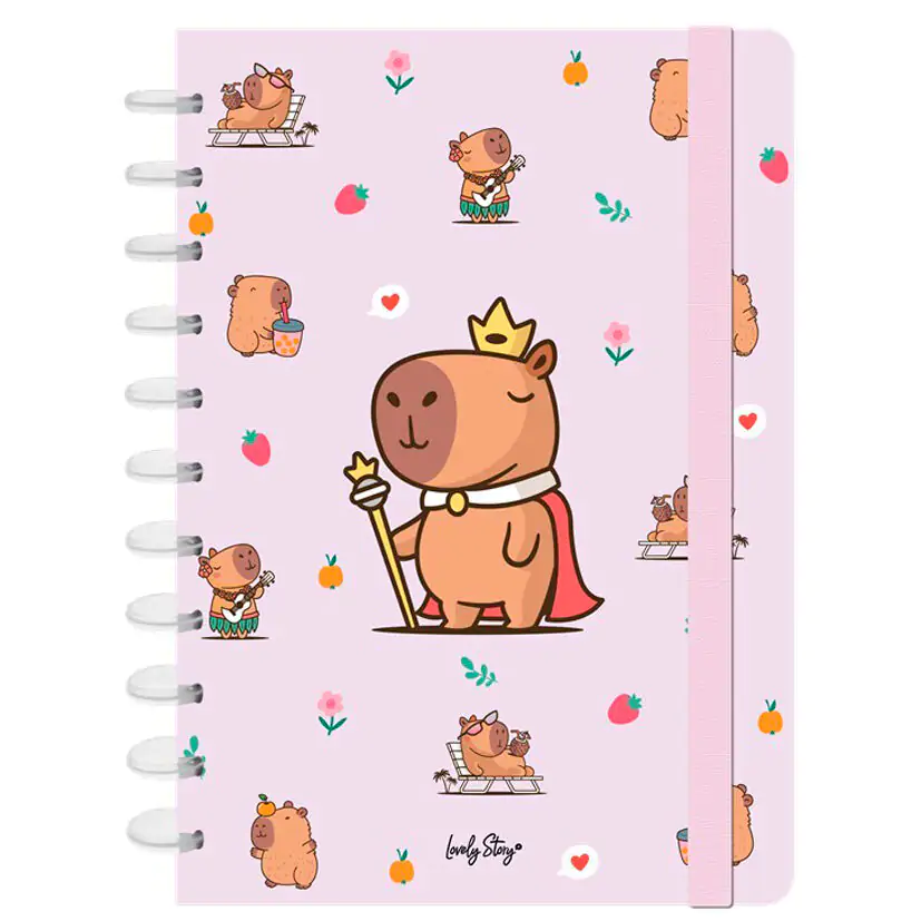 Capibara Majesty caiet A4 poza produsului