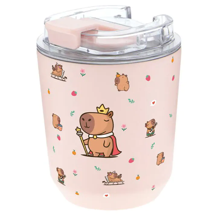Capibara Majesty termos sticla de cafea 280ml poza produsului