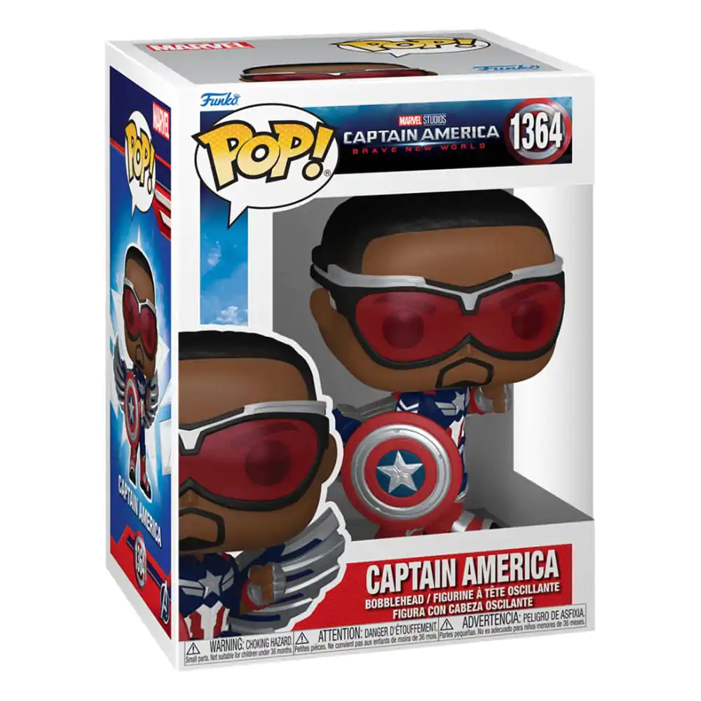 Captain America Brave New World Funko POP! Movies Figurina Vinil Captain America 9 cm poza produsului