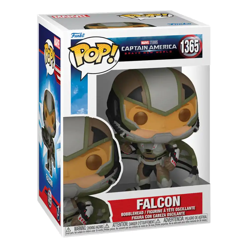 Captain America Brave New World Funko POP! Movies Figurina Vinyl Falcon 9 cm poza produsului