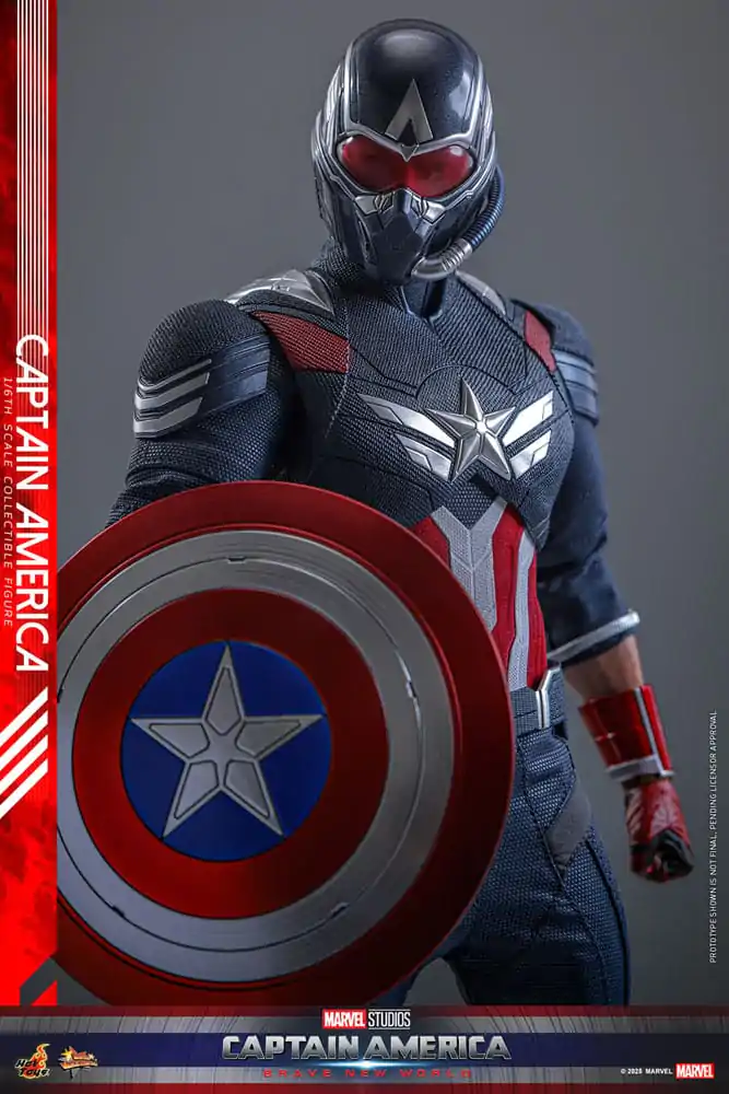 Figurină de acțiune de colecție Captain America: Brave New World Movie Masterpiece 1/6 Captain America 30 cm poza produsului