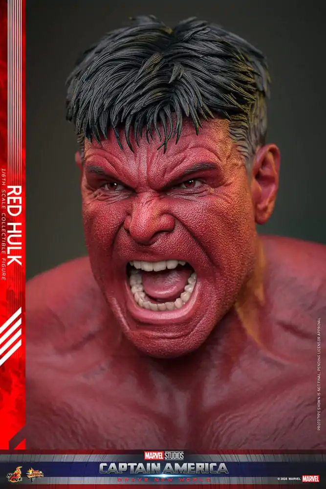 Figurină de acțiune de capodoperă Movie Masterpiece 1/6 Red Hulk 47 cm poza produsului