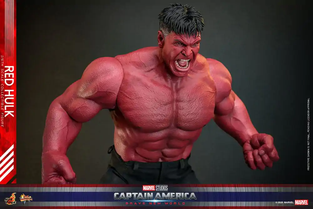 Figurină de acțiune de capodoperă Movie Masterpiece 1/6 Red Hulk 47 cm poza produsului