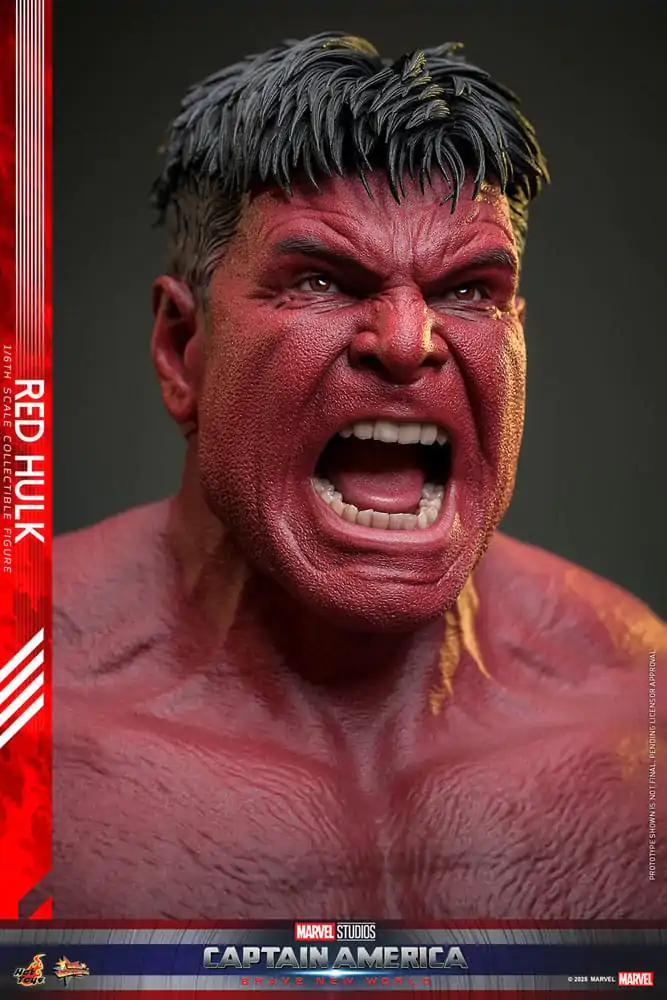 Figurină de acțiune de capodoperă Movie Masterpiece 1/6 Red Hulk 47 cm poza produsului