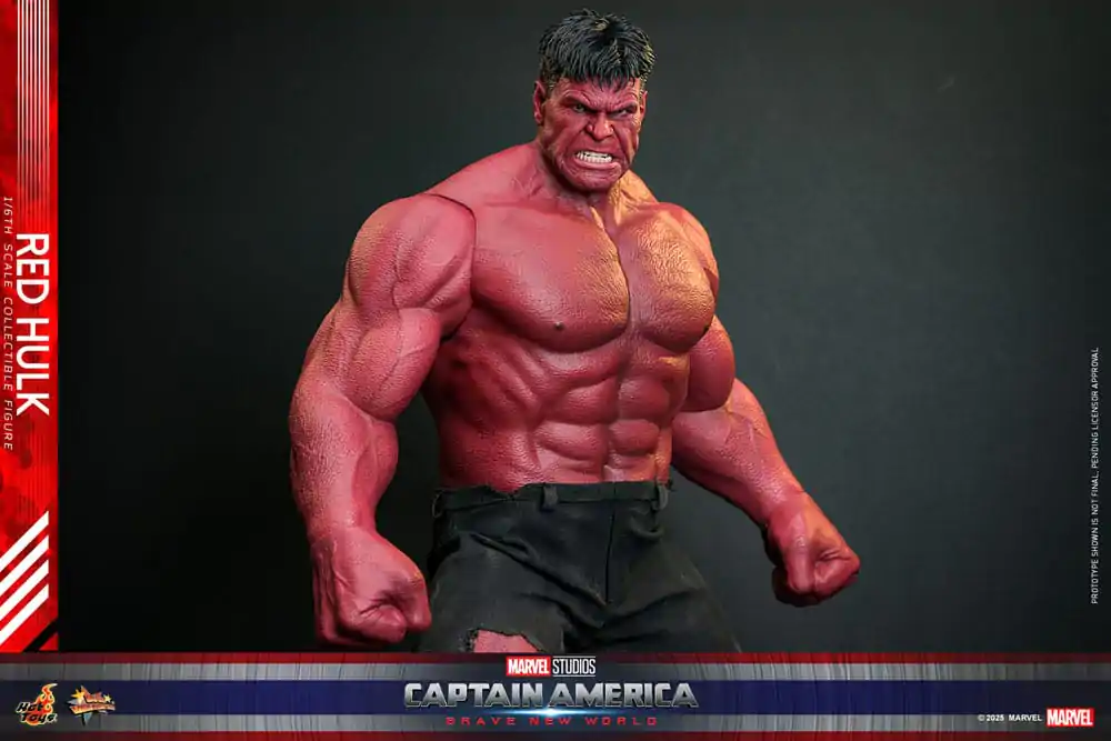 Figurină de acțiune de capodoperă Movie Masterpiece 1/6 Red Hulk 47 cm poza produsului