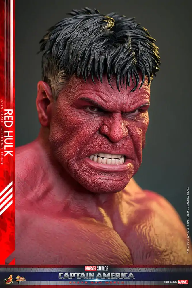 Figurină de acțiune de capodoperă Movie Masterpiece 1/6 Red Hulk 47 cm poza produsului