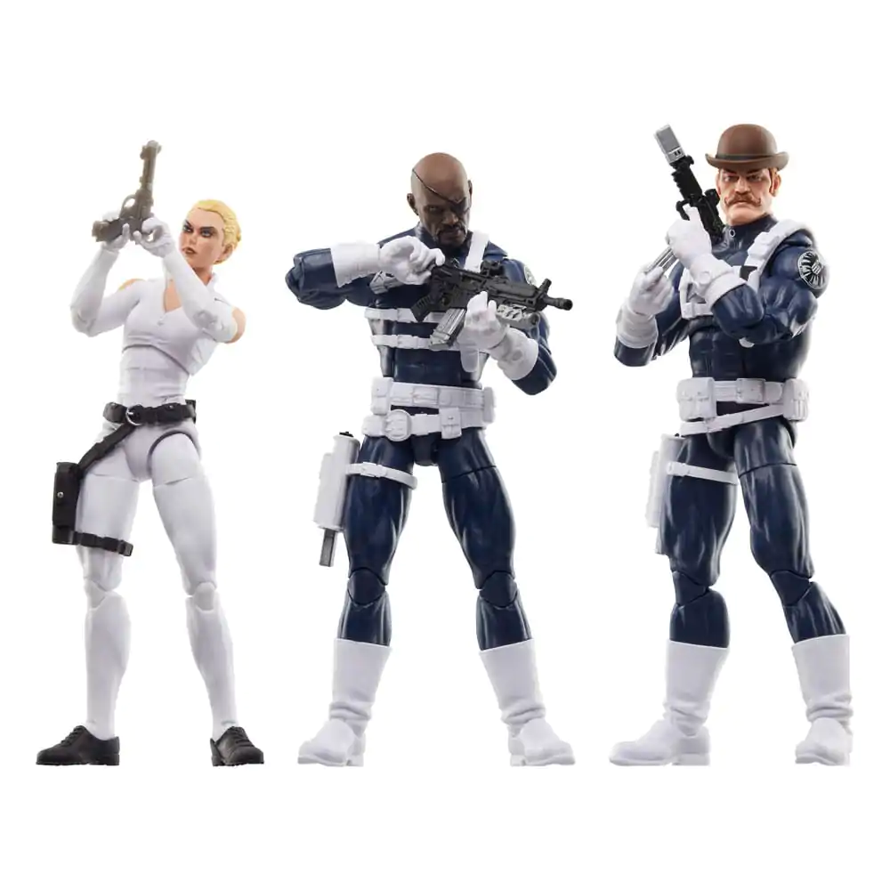 Figurină Acțiune Captain America Marvel Legends 3-Pack S.H.I.E.L.D. 15 cm poza produsului