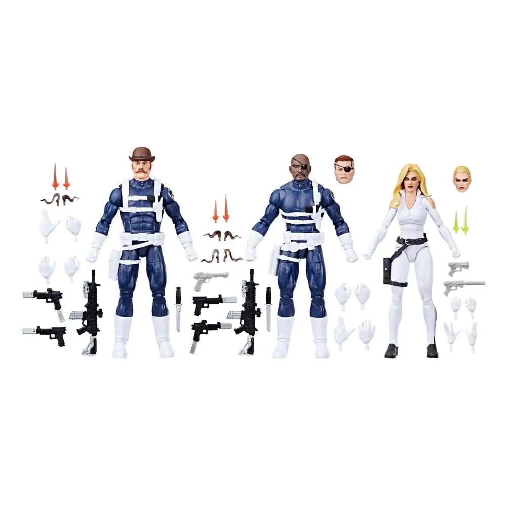 Figurină Acțiune Captain America Marvel Legends 3-Pack S.H.I.E.L.D. 15 cm poza produsului