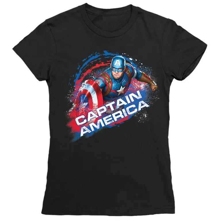 Tricou de damă Captain America poza produsului