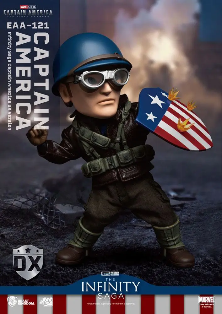 Captain America: The First Avenger Egg Attack Action figurină de acțiune Captain America DX Version 17 cm poza produsului