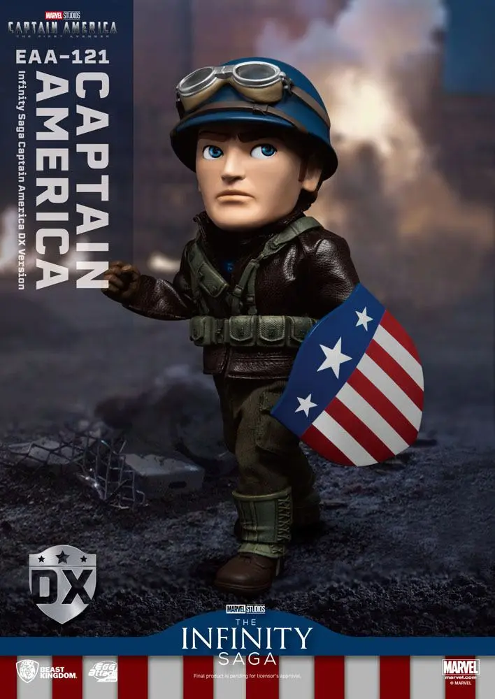 Captain America: The First Avenger Egg Attack Action figurină de acțiune Captain America DX Version 17 cm poza produsului