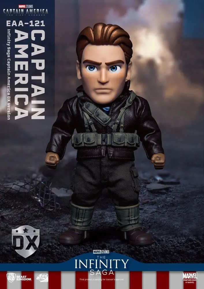 Captain America: The First Avenger Egg Attack Action figurină de acțiune Captain America DX Version 17 cm poza produsului