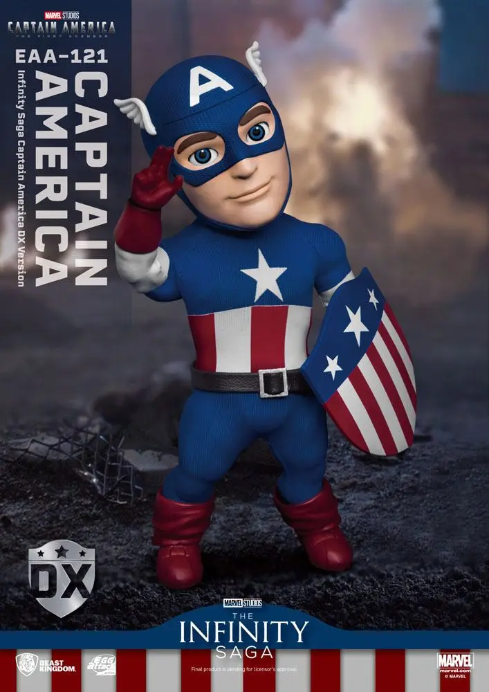 Captain America: The First Avenger Egg Attack Action figurină de acțiune Captain America DX Version 17 cm poza produsului